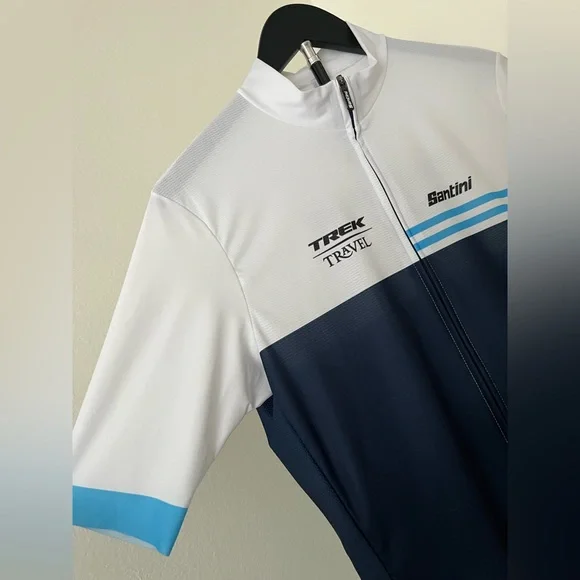 🚴‍♂️ Santini x Trek Travel Men’s Cycling Jersey–Pro-Quality, NWOT! (XL) - Picture 3 of 16